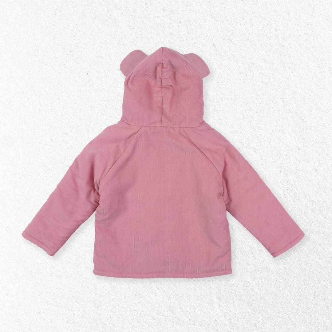 Pink Bear Cord Jacket