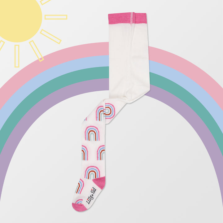 Organic and sustainable Rainbow Print Tights