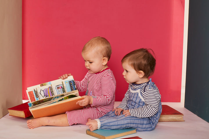 deer applique and stripe romper - image 2