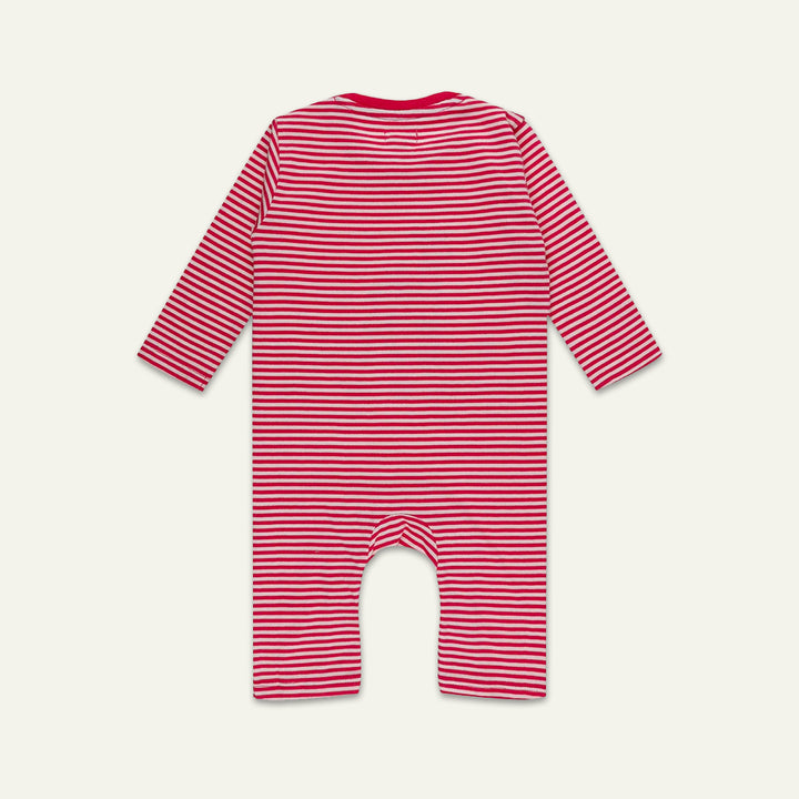 deer applique and stripe romper - image 3