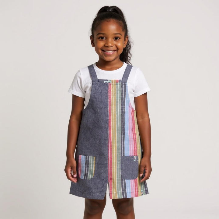 Multicoloured Rainbow Sun Stripe Print Playsuit