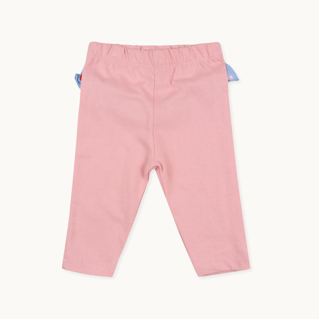 organic cotton Multicoloured Strawberry Print Top And Legging Set- image 4