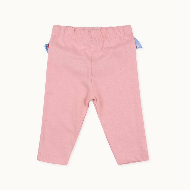organic cotton Multicoloured Strawberry Print Top And Legging Set- image 4