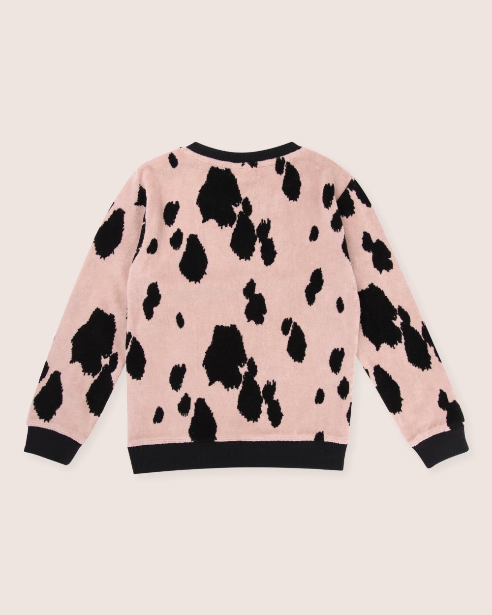 Pink Pony Print Velour Sweatshirt
