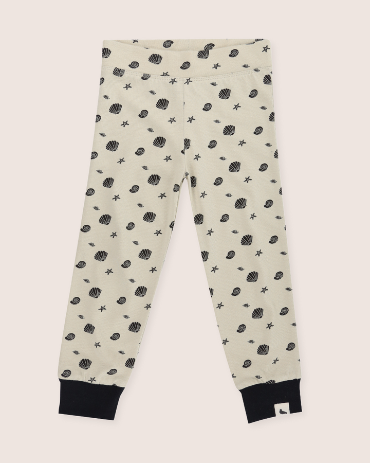 Stone Seashell Print Leggings