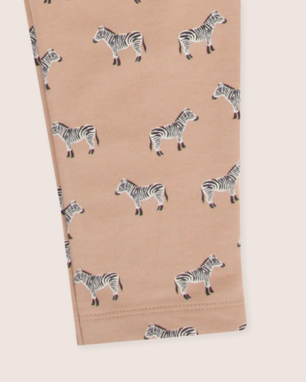 Beige Zebra Print Dungarees