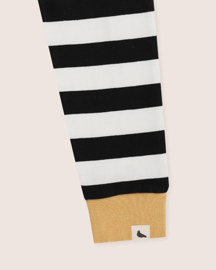 Multicolour Wide Stripe Print Leggings