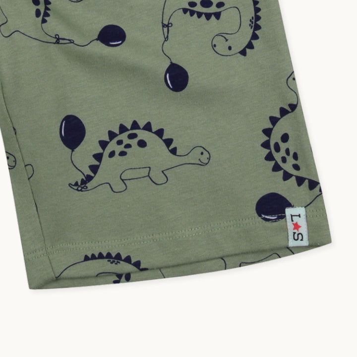 2-Pack Dizzy Dino & Stripe print Shorts - image 4