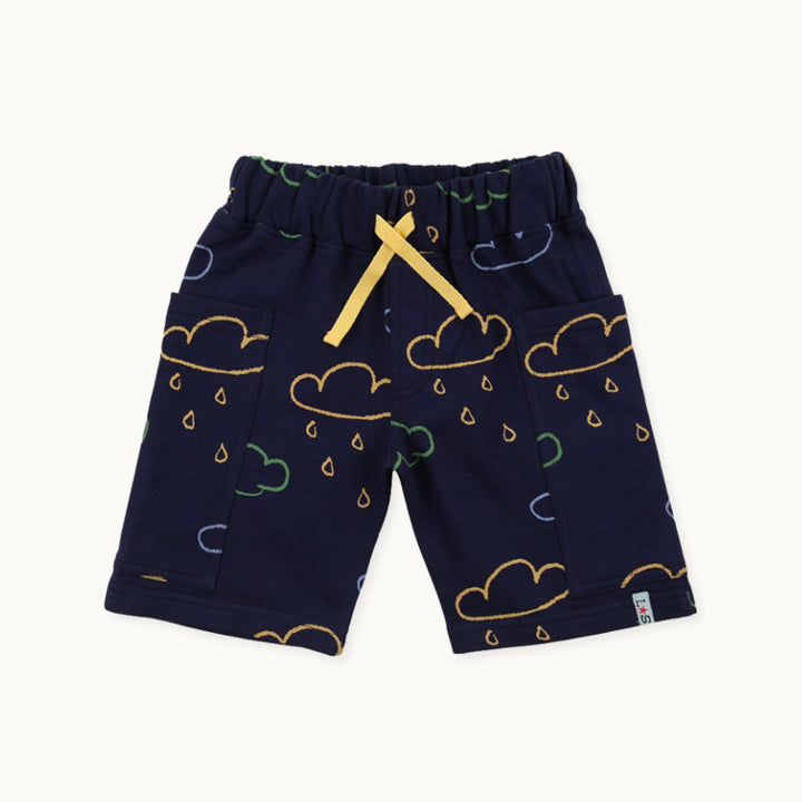 organic cotton Navy Weather Print kids Shorts - image 1