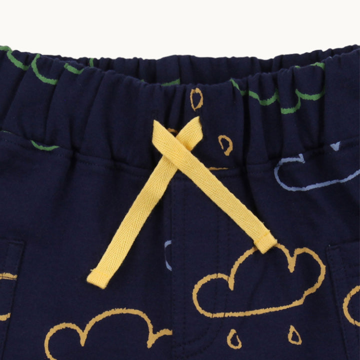 organic cotton Navy Weather Print kids Shorts - image 2