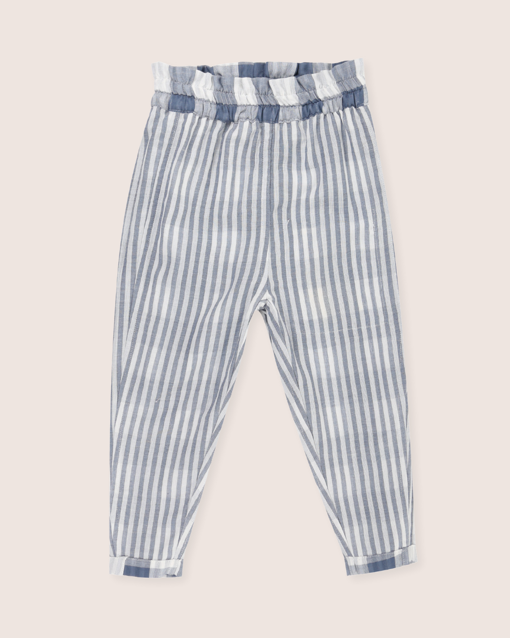 Multicolour Marine Check Print Reversible Trousers