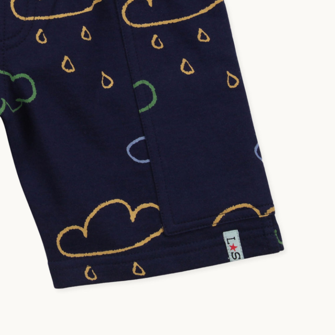 organic cotton Navy Weather Print kids Shorts - image 3