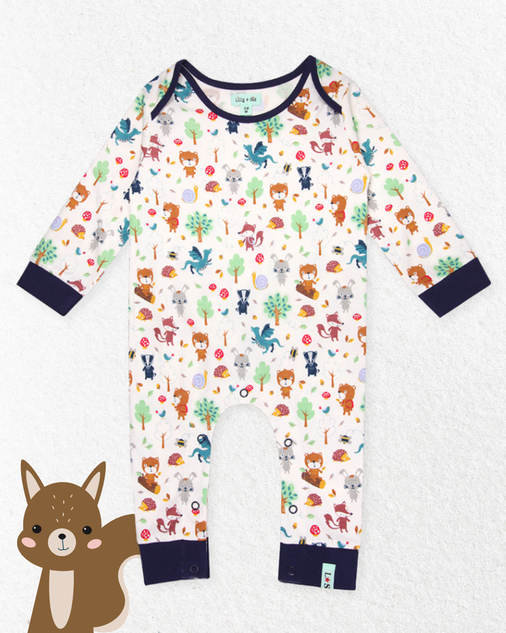 Woodland Friends Playsuit