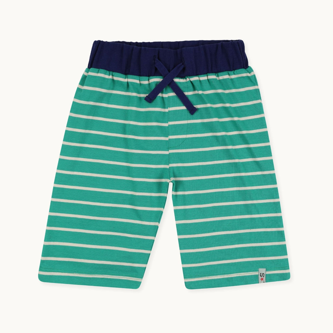 Multicoloured Bugs And Stripe Print Short - Image 2