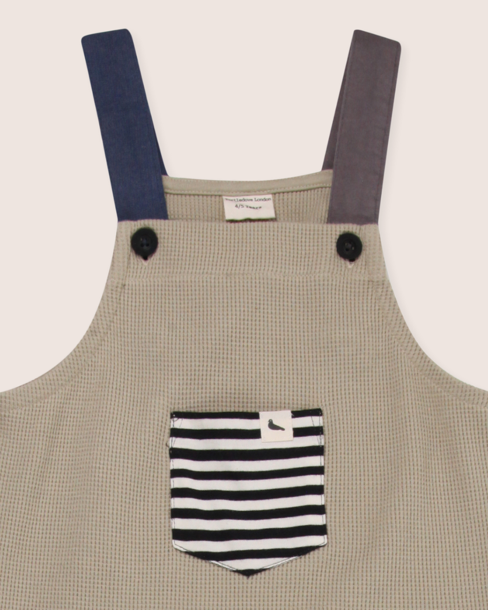 Multicolour Colourblock Dungarees