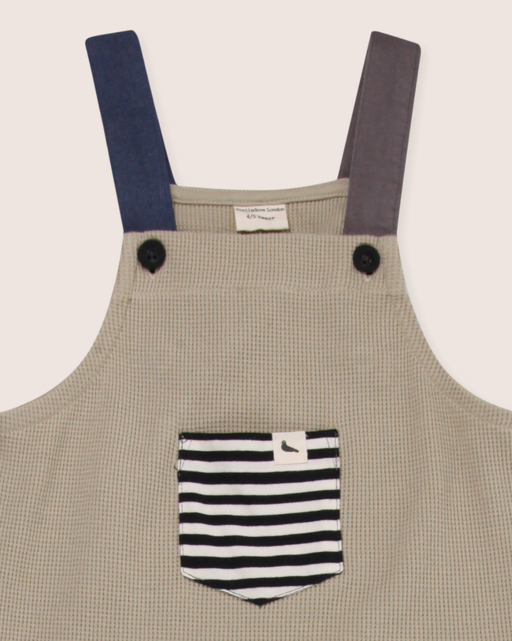 Multicolour Colourblock Dungarees