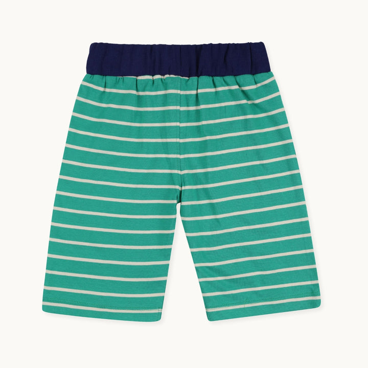 Multicoloured Bugs And Stripe Print Short - Image 3