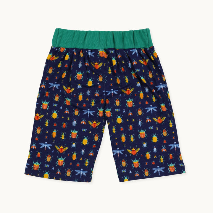 Multicoloured Bugs And Stripe Print Short - Image 5