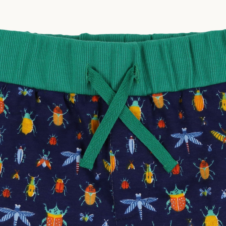 Multicoloured Bugs And Stripe Print Short - Image 6