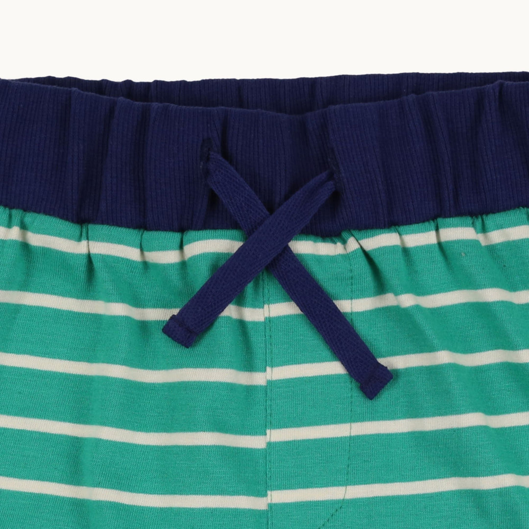Multicoloured Bugs And Stripe Print Short - Image 7