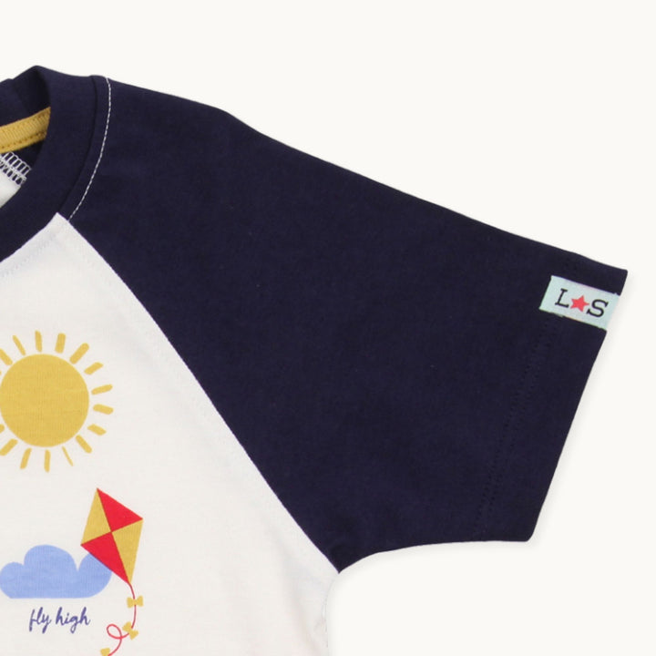 organic cotton Fun Fair short sleeve T-Shirt - sleeve close up
