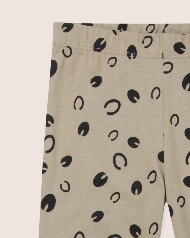 Grey Equestrian Print Leggings