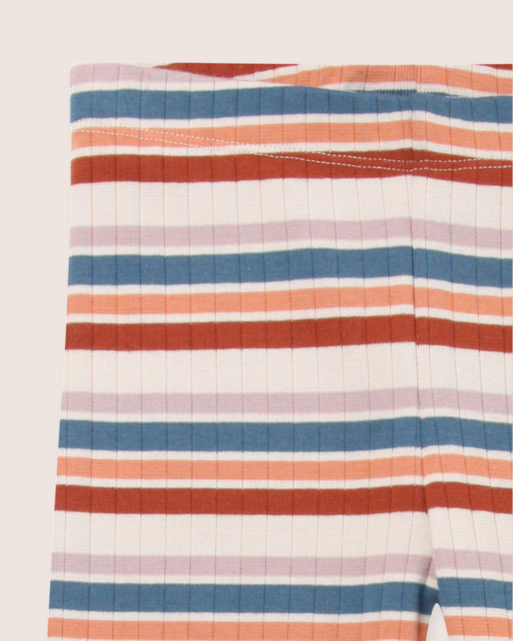Multicolour Retro Stripe Print Leggings