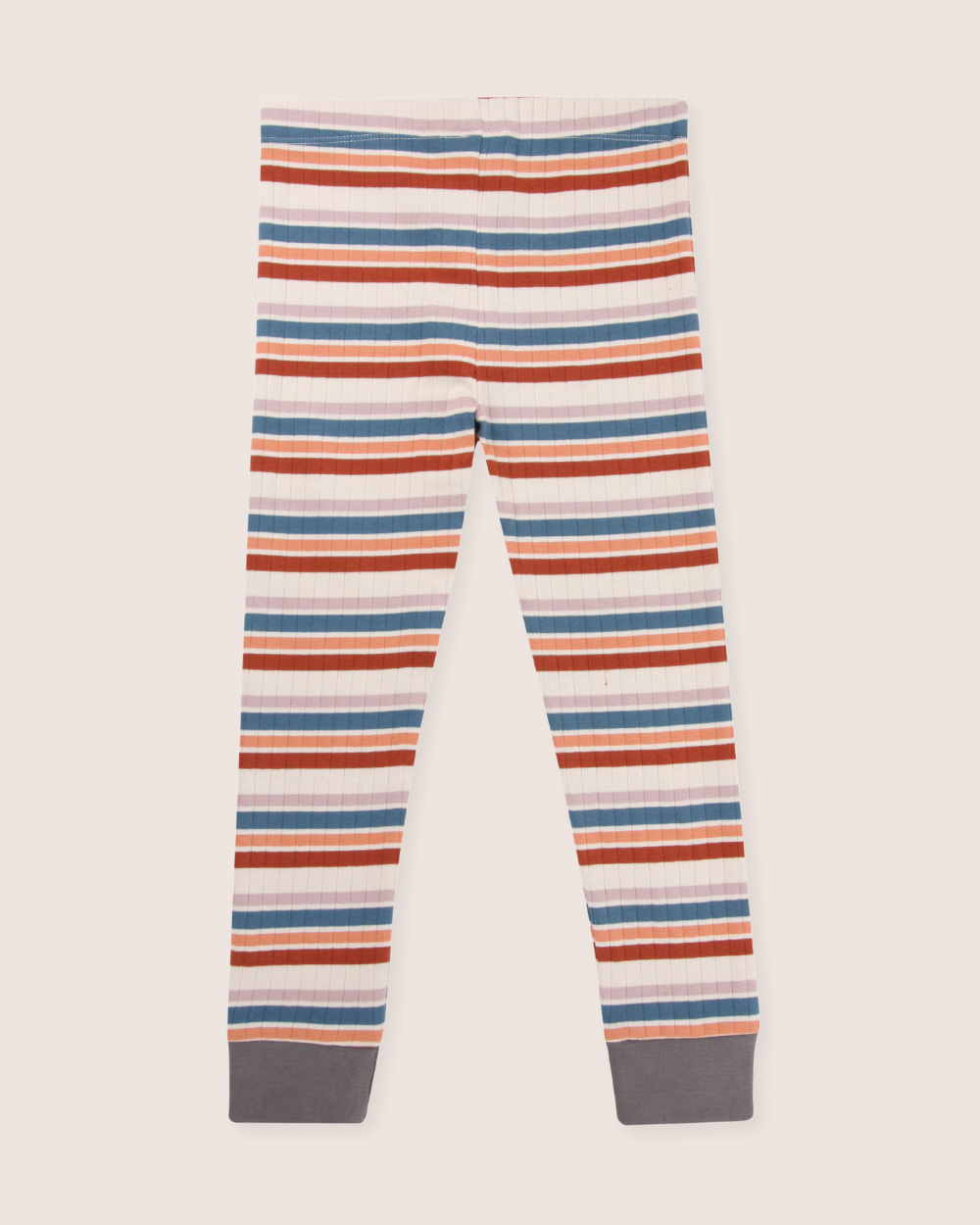 Multicolour Retro Stripe Print Leggings