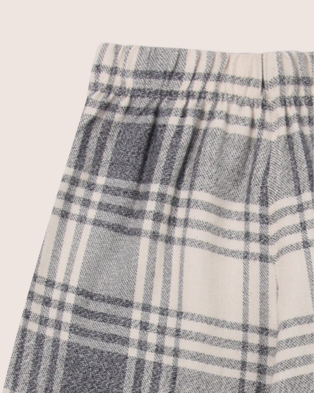 Multicolour Brushed Check Print Trousers