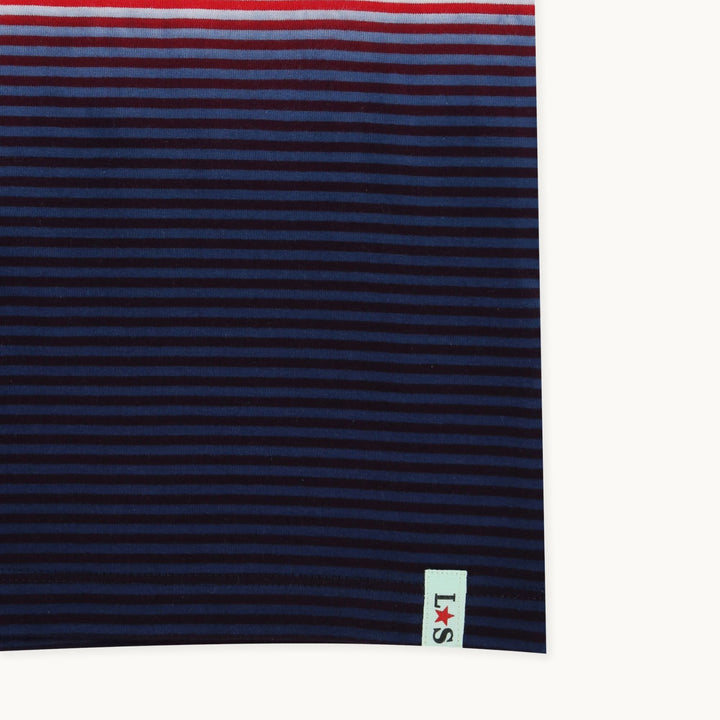 rganic cotton Multicoloured ombre Nice To Sea You Slogan Print T-Shirt - image 3
