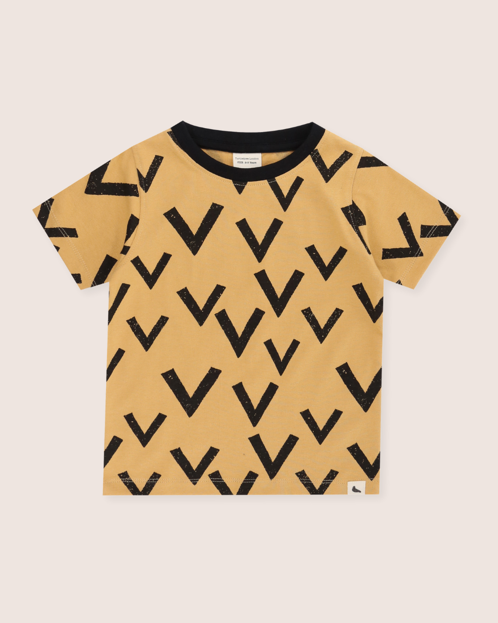 Yellow Bird Flight Print T-Shirt