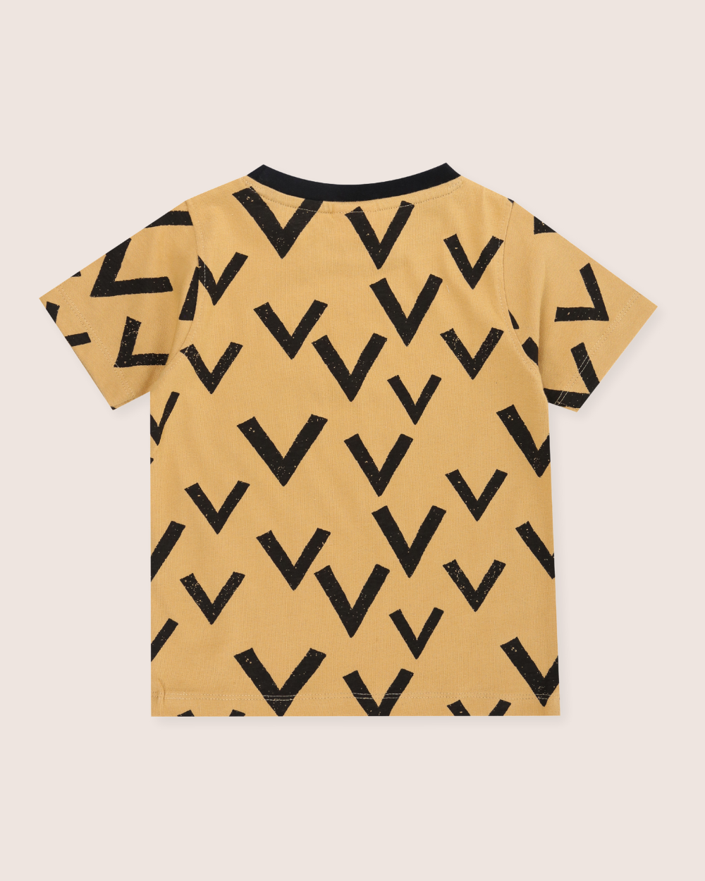 Yellow Bird Flight Print T-Shirt