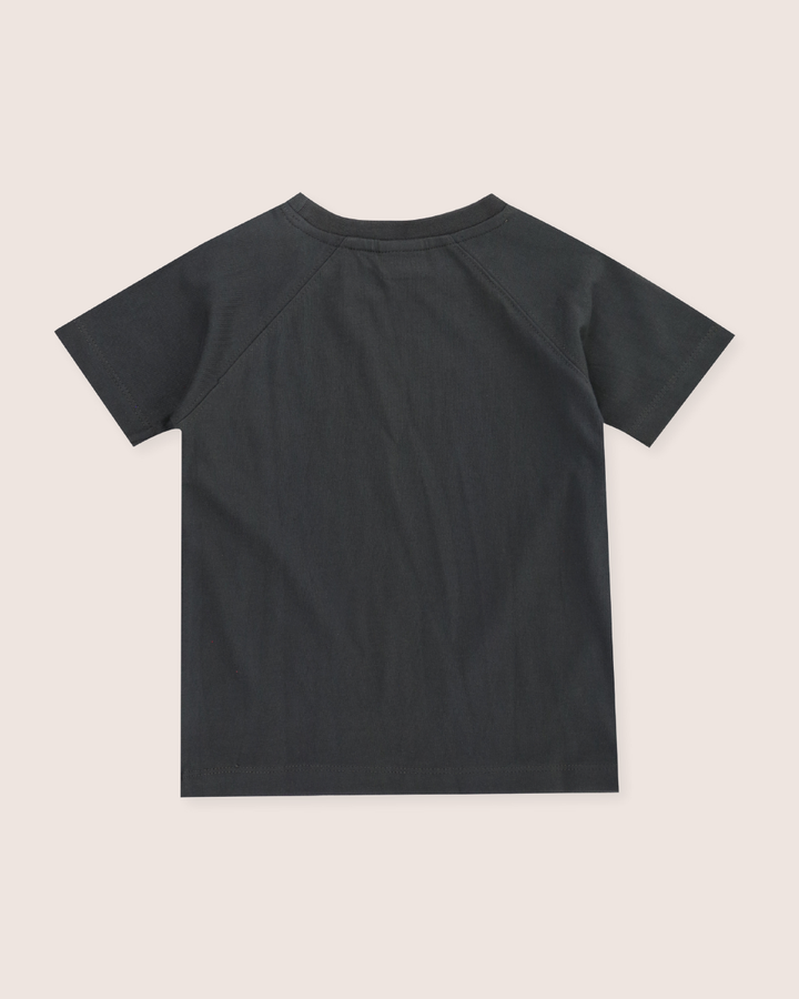 Black Bear Face Print T-shirt