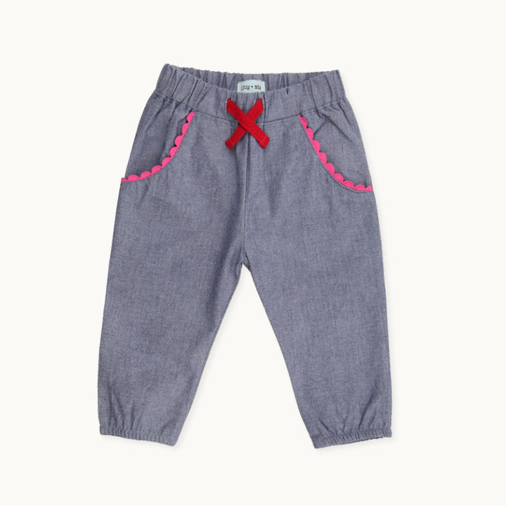 Organic Cotton Pink Rainbow Applique Top And Trouser Set - image 6