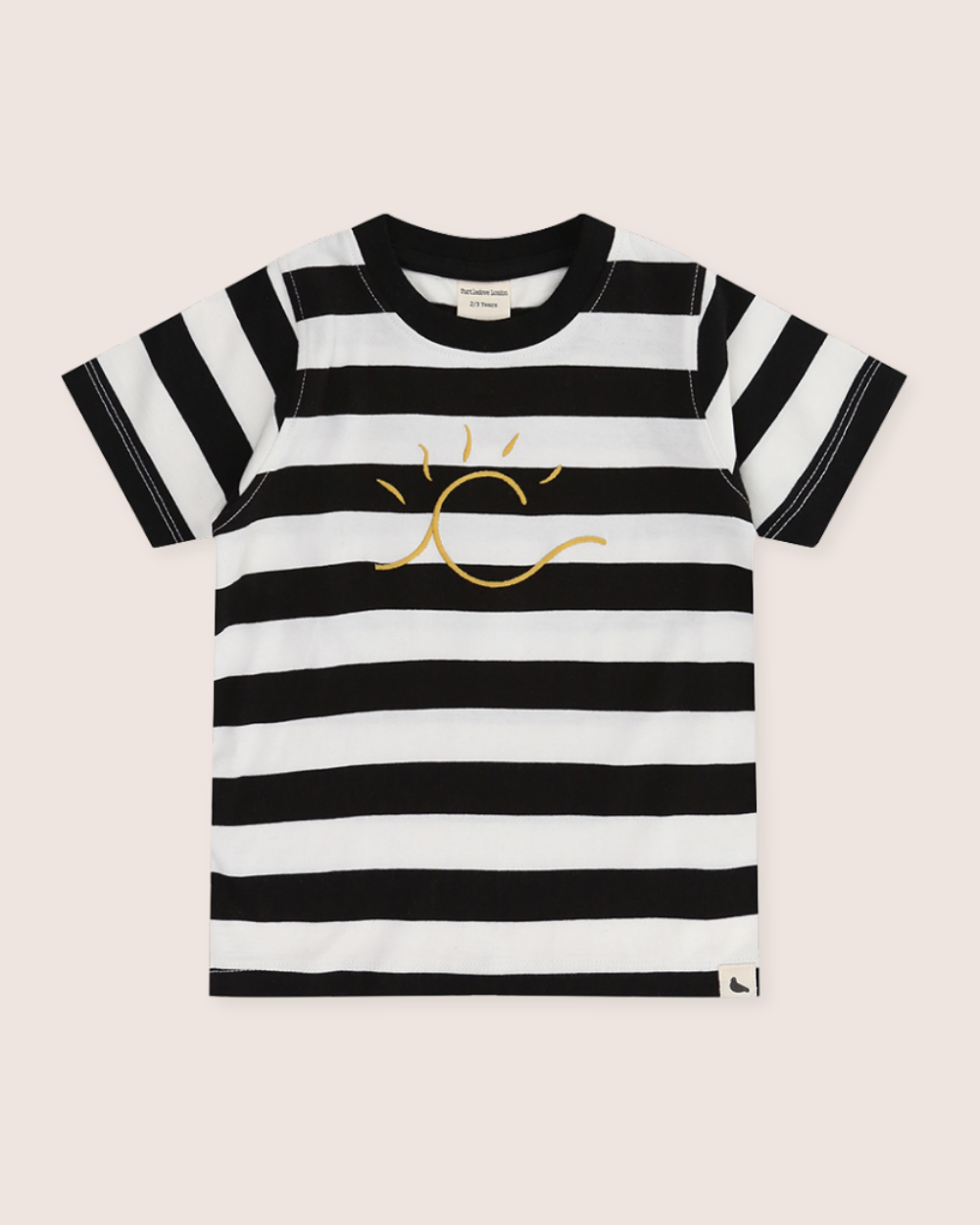 Multicolour Rising Sun Embroidery T-Shirt