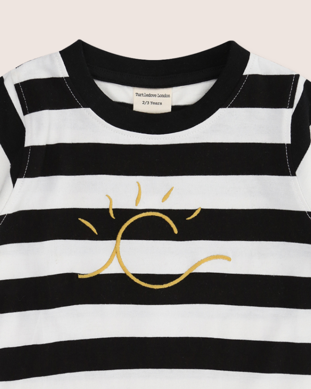 Multicolour Rising Sun Embroidery T-Shirt