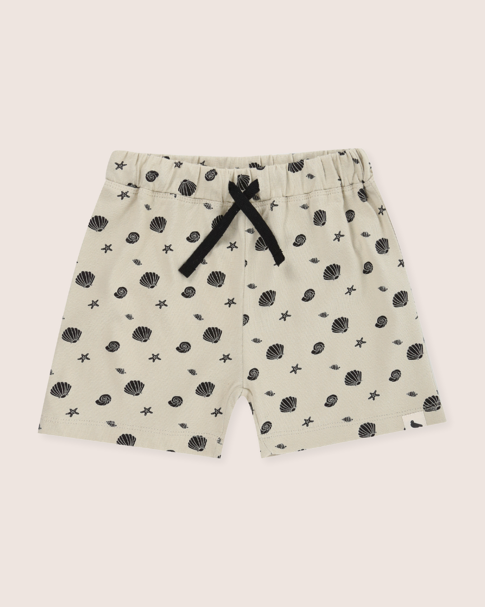 Stone Seashell Print Shorts