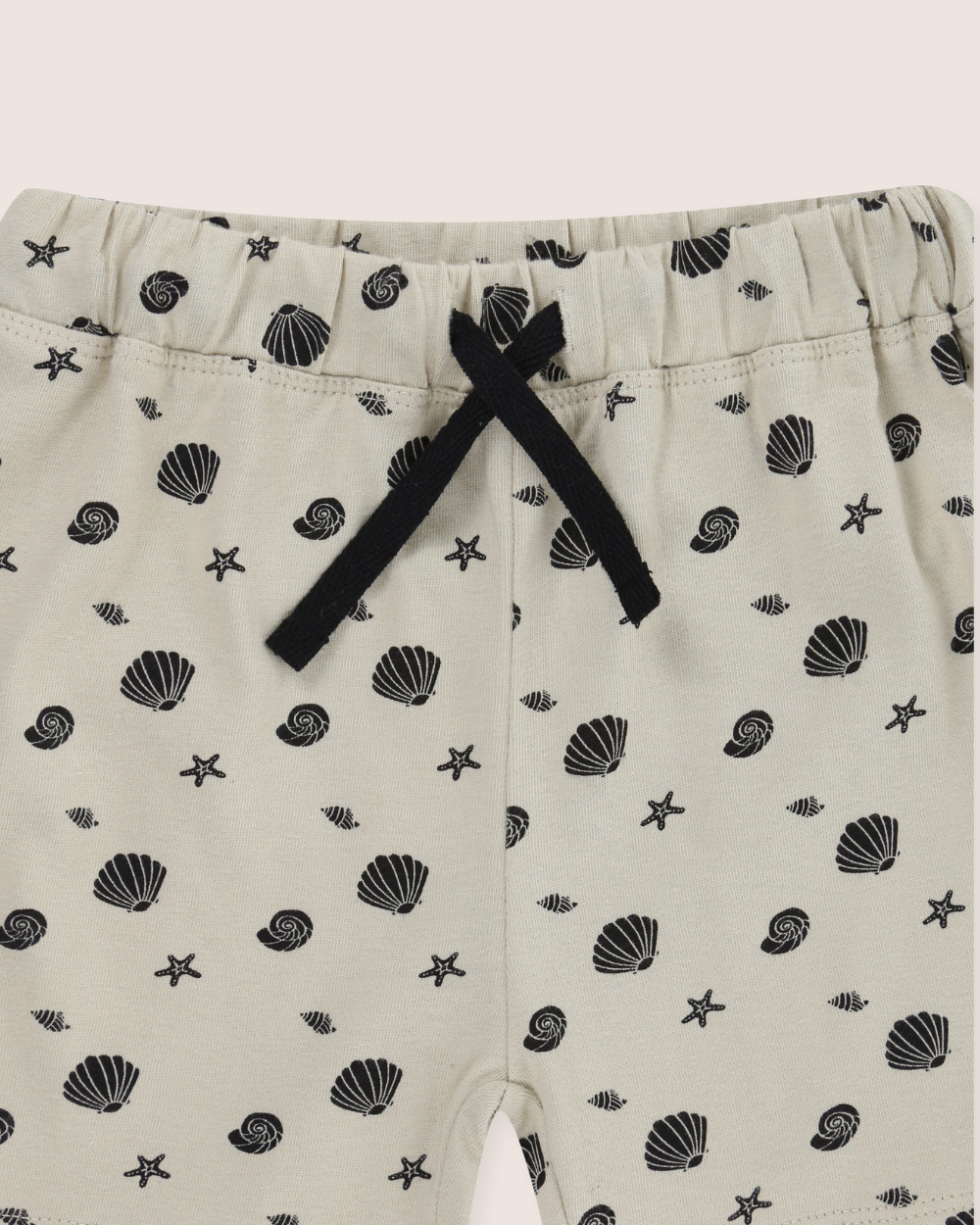 Stone Seashell Print Shorts