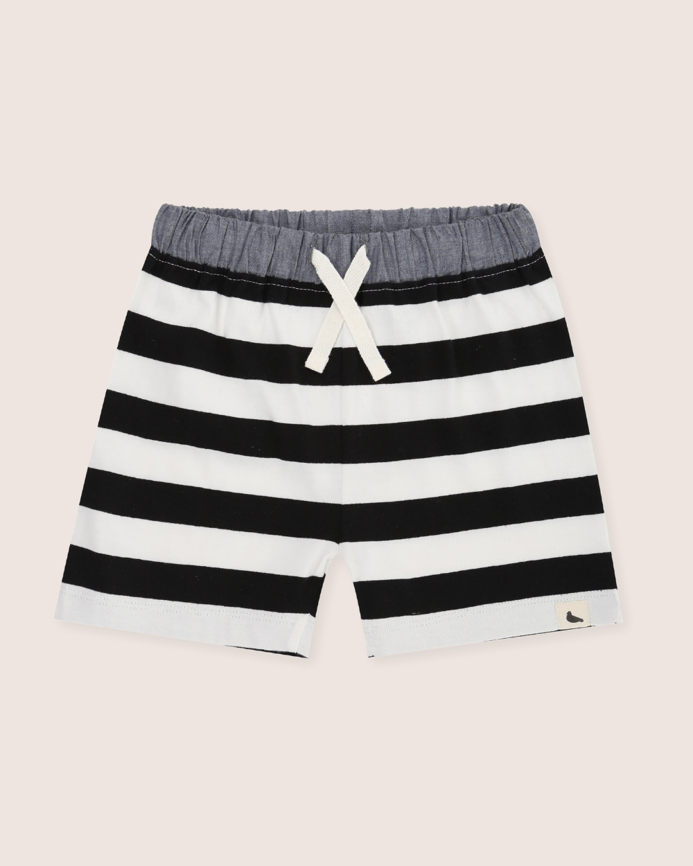 Multicolour Wide Stripe Print Shorts