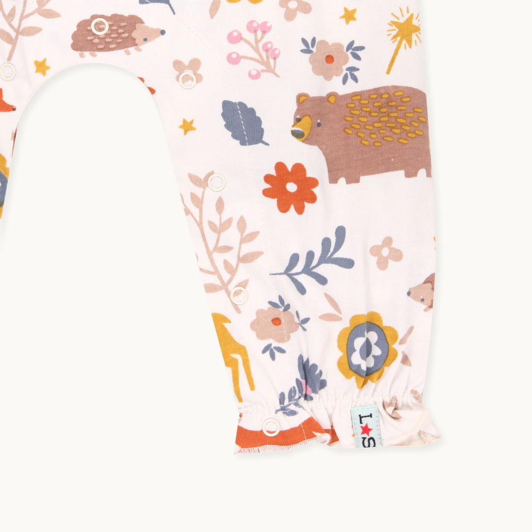 Organic cotton baby animal print romper - image 3
