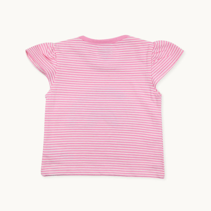 Organic Cotton Pink Rainbow Applique Top And Trouser Set - image 5
