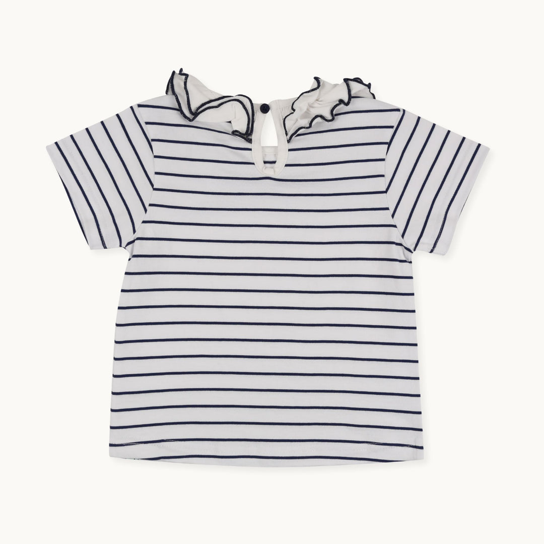 organic cotton kids stripe t-shirt - back