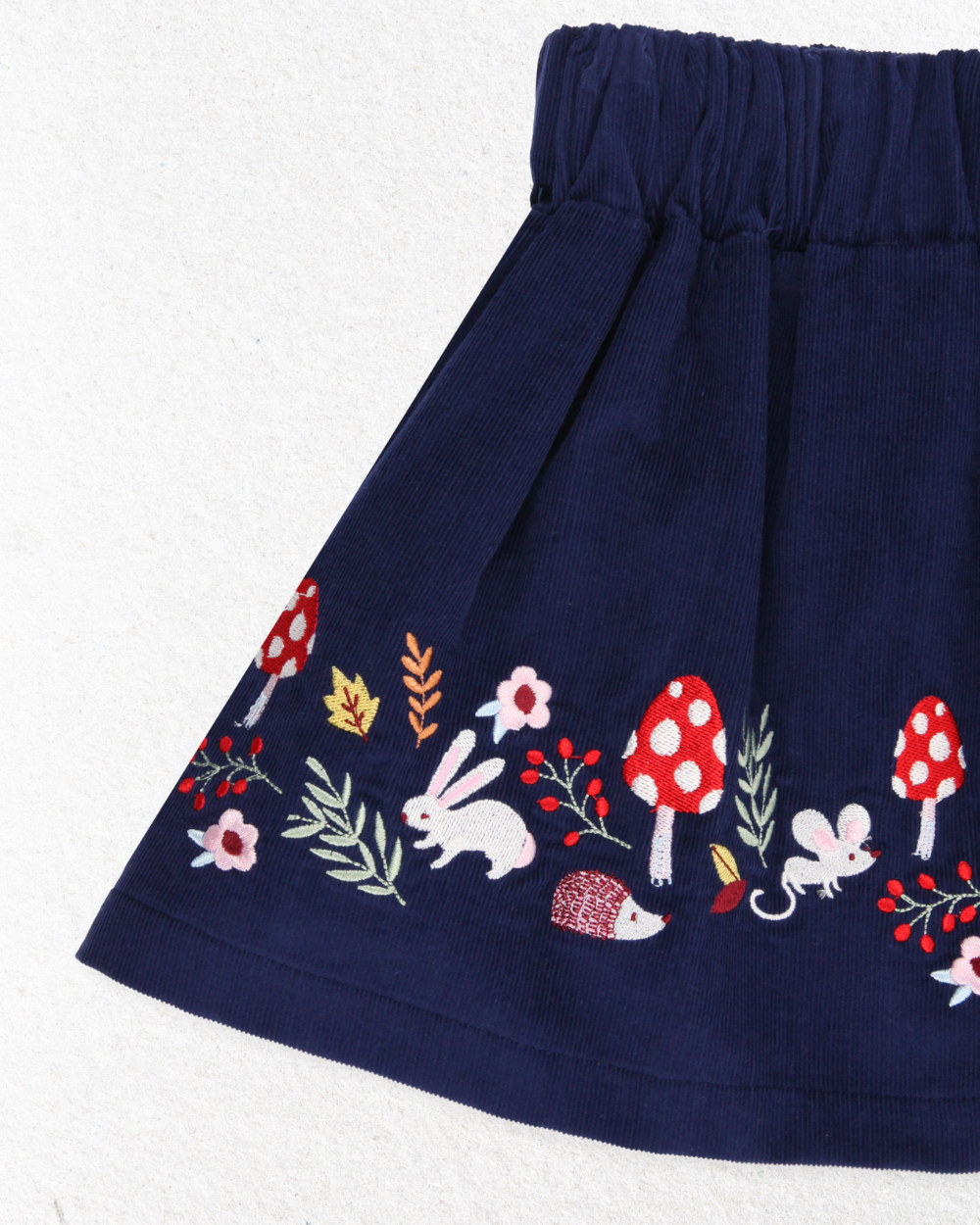 Embroidered Border Woodland Skirt