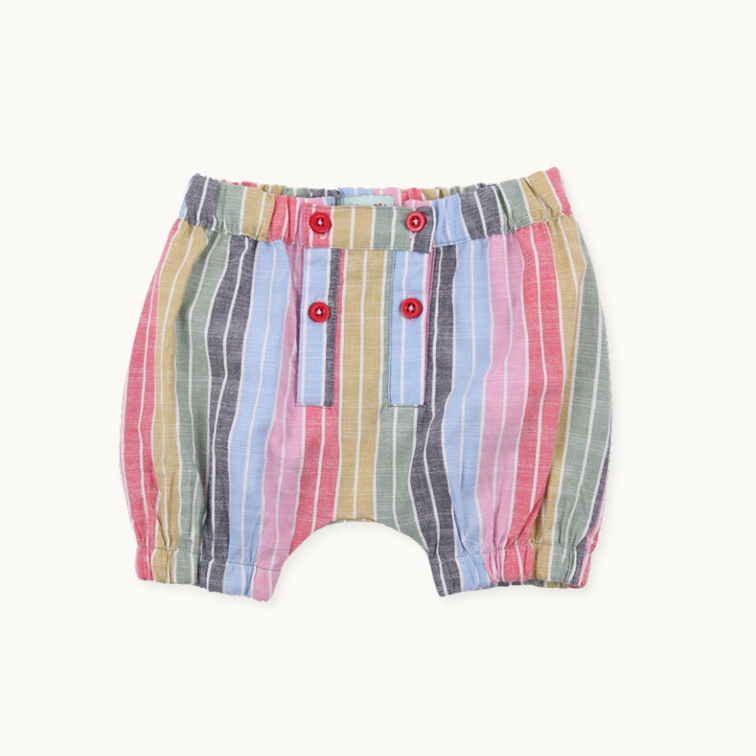 Organic cotton Maypole Lilly Top & stripe Short Baby Set - image 6