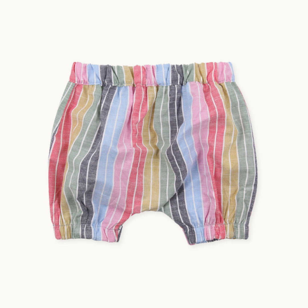 Multicoloured Animal Print Top And Short Set