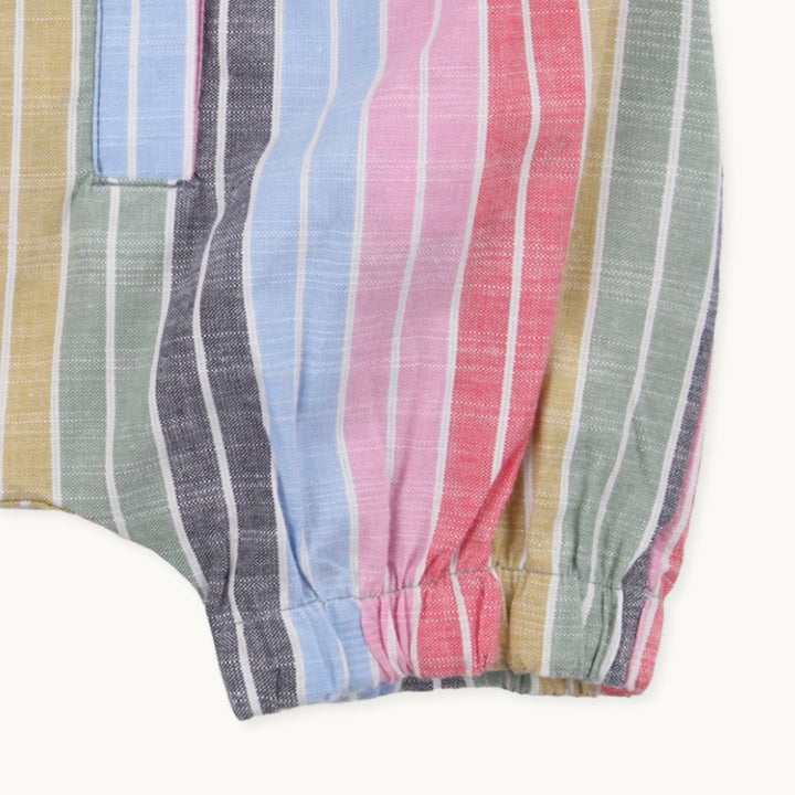 Organic cotton Maypole Lilly Top & stripe Short Baby Set - image 8