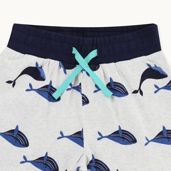 organic cotton Multicoloured Whale Print Shorts - image 2