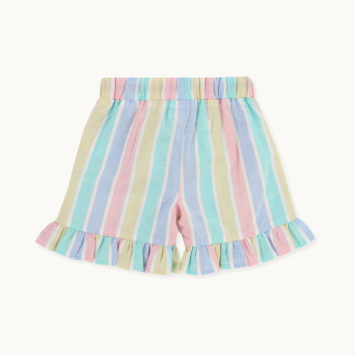 organic cotton Multicoloured Deckchair Stripe Print Shorts - image 3