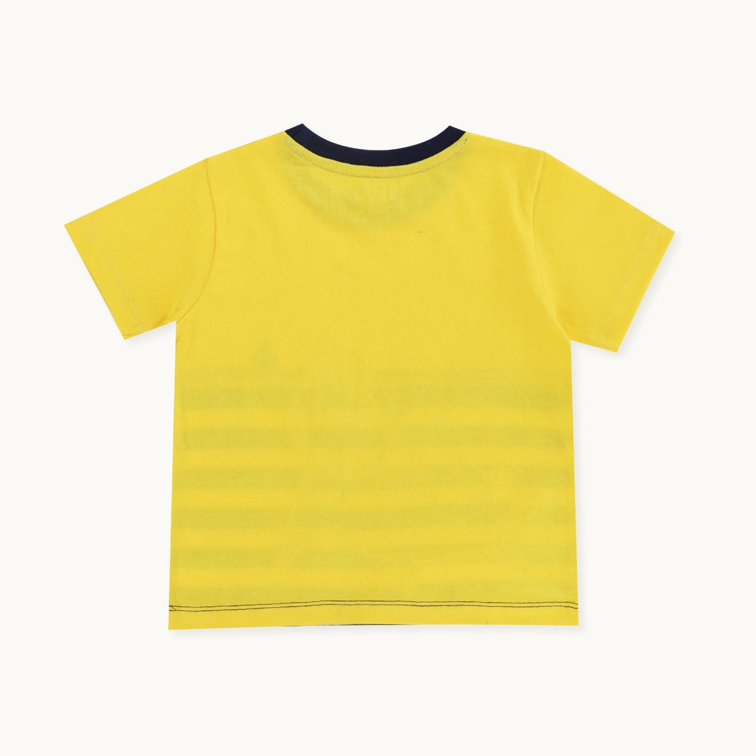 organic cotton Multicoloured Shark Applique T-Shirt - image 4