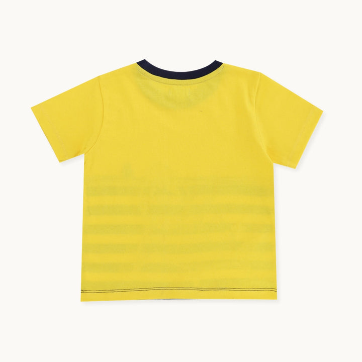 organic cotton Multicoloured Shark Applique T-Shirt - image 4